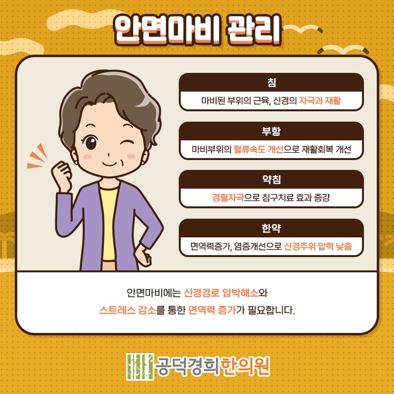 안면신경마비, 증상 초기에 확인해야 할 대응 시점