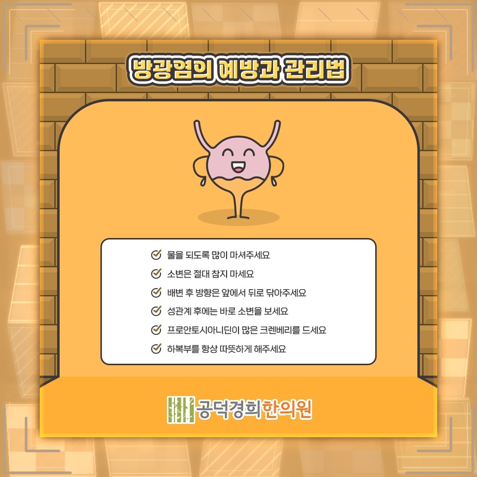 잦은 방광염과 과민성방광, 여성의 배뇨 불편 살펴보기
